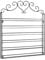 6 Tier Metal Nail Polish Stand Wall Shelf, Shelves for Nail Polish, Metal Heart Nail Polish Organizer Nail Polish Shelf 60.5 X 5.3 X 72 Cm / 23.8 X 2.1 X 28 Inches (WHITE)