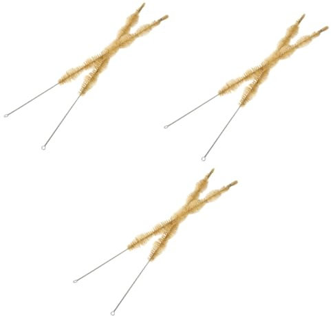 NIYANGLE 6piezas Cepillo De Limpieza De Condensadores De Herramienta Larga para Experimentos Científicos Cepillo Ergonómico para Tubos