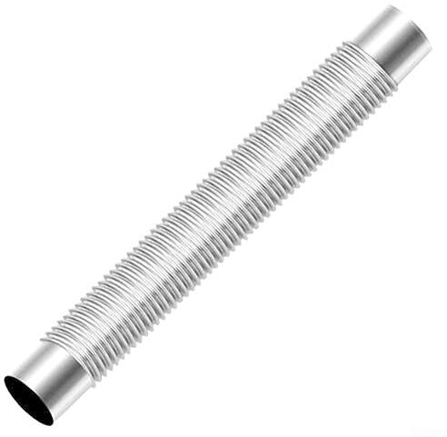 SPORTARC Tubo de chimenea flexible de metal, tubo de chimenea de pared, extensión de chimenea, tubo de estufa de camping para estufa de leña