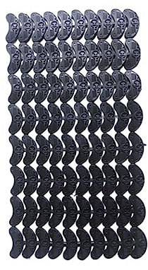 FRCOLOR Protezione Per Suole Nere - 80 Pezzi - Adesivi Anti-scivolo Per Scarpe - Kit Di Riparazione