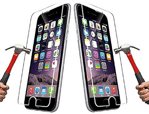 ino 2x Schutzglas kompatibel mit iPhone 6 iPhone 6S iPhone 7 iPhone 8 iPhone SE 2 iPhone SE 3 Panzerglas harte Schutzfolie Panzerfolie Displayschutzglas Glasfolie Displayfolie 9H