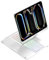 kaidisen Tastiera girevole a 360° compatibile con iPad Pro 11 (M4, 2024) Custodia con tastiera con touchpad e retroilluminazione a 7 colori, retroilluminata pieghevole, girevole a 360°, argento