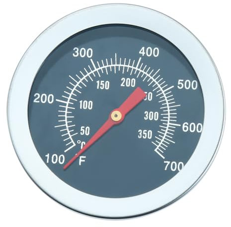 DRELD Edelstahl Barbecue Thermometer, Röstthermometer, 50-350℃/100-700℉ Gasgrillthermometer für alle Holzkohlegrill, Grills, Ofen, Smoker, Räucherofen, Backofen und Grillwagen