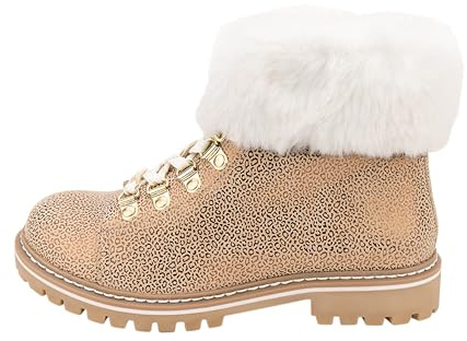 LES TROPEZIENNES PAR M. BELARBI Damen Lacen Schneeschuh, Leoparden-Beige, 39 EU