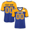Generisch Personalisiert Herren Sporthemden Rugby Trikot Atmungsaktiv T-Shirt Schnelltrocknend American Football Trikot Individuelles Fußball Trikot Kurzarm Trikot Männer Damen Black Friday Angebote
