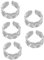 VALICLUD Geflochtener offener Ring, Manschettenringe für Frauen, Daumenring, Halloween, Partygeschenke, minimalistischer Ring, offenes Ende, Gothic-Ringe, Renaissance-Ringe, geschnitzter Ring,