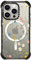 CASETiFY Ultra Impact Schutzhülle für iPhone 15 Pro [stark schlank/3,5 m, 5X Fallschutz in Militärqualität/kompatibel mit Magsafe] – Traumhaftes Blumenmuster – Transparentes Schwarz
