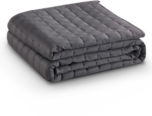 Comfeur Viktfilt 150 x 210 cm 7 kg, tungt täcke – anti-stress terapifilt med glastryckfördelning, tung viktfilt för djup sömn och bättre återhämtning, sömnhjälp för vuxna