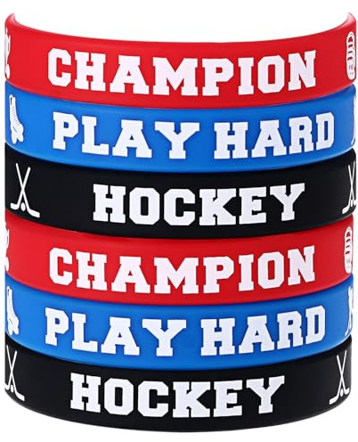 OIDEA Unisex Armband Set Silikonarmband: 12 patriotische Armbänder aus Silikon USA Nationalfeiertag US-Flagge 4th Juli Hockey Bibelvers Jesus Glauben Religiöser Geschenk für Herren Damen