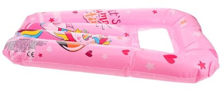 BESTonZON Aufblasbares Junge Mädchen Surfbrett mit Fenster Tragbares Poolspielzeug für Schwimmen und Schnorcheln Sicheres und Leichtes Wasser-Spielzeug für Junge Mädchen Vielseitig Einsetzbar