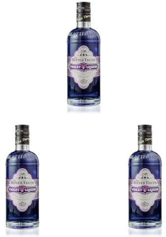 The Bitter Truth Violet Likör (1 x 0.5 l) (Packung mit 3)