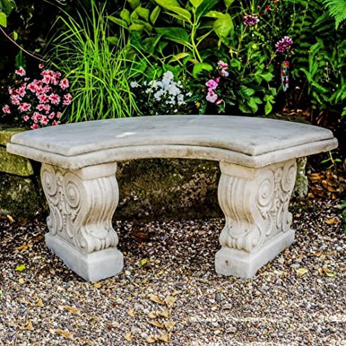 DGS STATUES – Stone Cast Curved Georgian Simple Style, Hand Finished, Statue