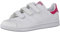 adidas Stan Smith CF C Baskets, Cloud White/Cloud White/Pink, 35 EU