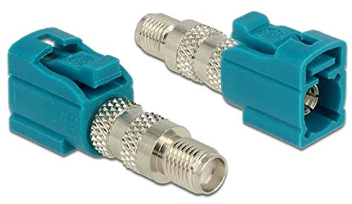 HF Adapter Delock SMA FAKRA Z Bu/Bu, blau, 88926