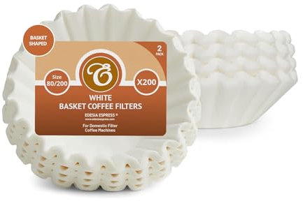 EDESIA ESPRESS - 400 x Kaffee Korbfilter 80/200 Korbfiltertüten für Gastroback, Beem, Phillips usw