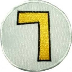 Waluigi L Patch Embroidered Iron on Badge Applique Costume Cosplay Mario Kart / Snes / Mario World / Super Mario Brothers / Mario Allstars by Premier Patches