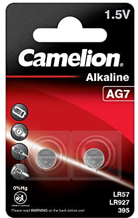 Camelion 120 50207 AG 7 LR57 Battery - Multicolour (Pack of 2)