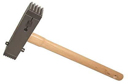 GUILLET - Marteau à panne large 40x40, Noir, 1.96 kg, bois, acier forgé