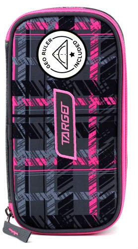 Target Kids 'Compact Geo schleierling Bleistift Fall, Grau/Pink, One Size