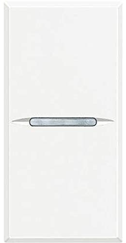 BTicino SHD4005F Axolute Pulsante Assiale 1P NO, 10A, Bianco