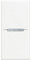 BTicino SHD4005F Axolute Pulsante Assiale 1P NO, 10A, Bianco