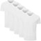 Charles Wilson Confezione da 5 T-Shirt Girocollo Semplice (X-Large, Plain White)