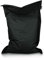 BuBiBag Riesen Sitzsack XXL mit Füllung, Outdoor Sitzsäcke für Kinder und Erwachsene, Beanbag mit waschbarem Bezug & über 3 Mio. EPS-Perlen (Schwarz 190x145cm)