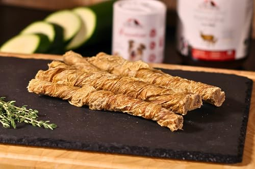 TACKENBERG 10 x 250 g Kalbsblase – Natürlicher Kauartikel als Barf Ergänzung für Hunde