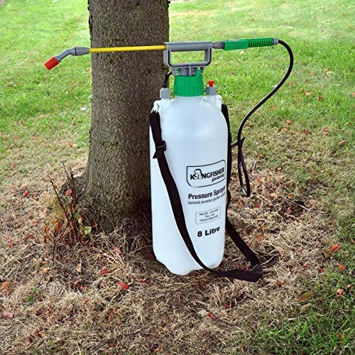 Garden Mile 8L Garden Sprayer Portable High Pressure Sprayer with Carry Strap & Adjustable Spray Durable Weed Killer Pump Sprayer & Plant Spray Bottle Ideal for Patio Cleaning