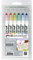 Kuretake Zig Dot marker Single tip Mild colors, TCSD-6100/6V