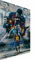 Magic Canvas Art - Bilder Lionel Messi FC Barcelona Leinwandbild 1- teilig Hochwertiger Kunstdruck modern Wandbilder Wanddekoration Design Wand Bild, Größe: 40 x 30 cm