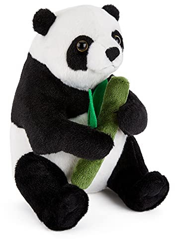 Zappi Co Weich gefülltes Kuscheltier für Kinder Panda Plüschtier (20cm) Safari-Tiere Kollektion Plüschteddy Neugeborenes erstes Kind