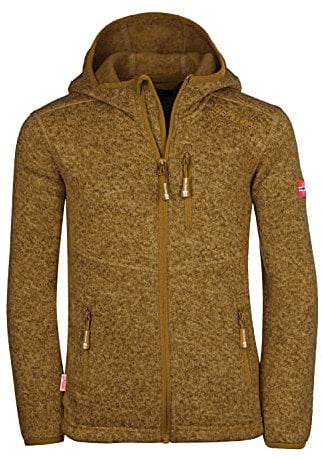 Trollkids Jondalen XT Kapuzen Fleecejacke, Bronze, Größe 92