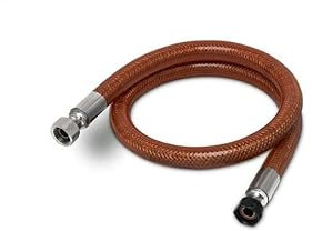 RADIOLA 1,5M CUISSON Flexible inox butane/propane Garantie A Vie Rouge