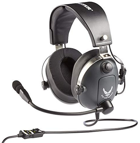 Thrustmaster T.Flight U.S. Air Force Edition-DTS - Cuffie da gioco per simulazione di volo, PC/Playstation/Xbox/Nintendo Switch/Mac