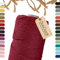 BooGardi Makramee Garn · viele Farben · Dunkelrot 5mm x 100m · 3mm oder 5mm · Wollgarn · kreatives knüpfen weben Stricken · DIY Boho Garn