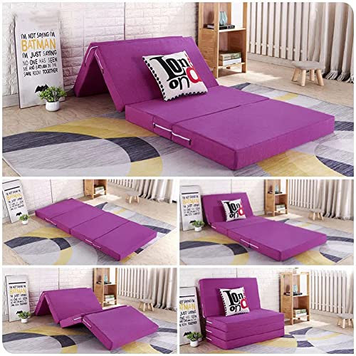 YURRO Tragbare Reise-Einzelbett-Schaumstoff-Matratze, wasserdichte Büroboden-Schlafmatratze, Gäste-Klappmatratze mit waschbarem Bezug, Ersatzbett für Zuhause