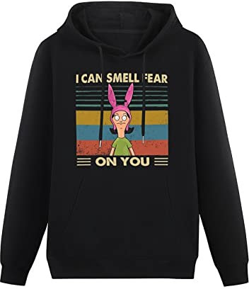 Troki Chengren I Can Smell Fear On You Vintage Shirt Louise Belcher Lovers Shirt Bobs Lovers Burgers Fan Movie Hoody Size XL