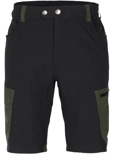 Pinewood 5316 Finnveden Trail Hybrid Shorts Black/Mossgreen (462) C54