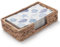 Porta Servilletero de Mesa Jacinto Agua Rectangular Bandeja Mimbre Tejida para Servilletas para Cocina, Comedor, Bar, Fiesta, Baño 24 x 14 x 6cm
