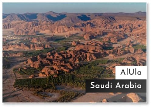 Kühlschrankmagnet Alula Saudi Arabia