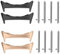 Pixel Watch 3 (45 mm) Adapter, Lamshaw 20 mm, 22 mm auf Pixel Watch 3 41 mm, 45 mm, Pixel Watch 2,1 Edelstahl-Anschluss-Set, Hardware-Befestigungsbänder für Pixel Watch 3 45 mm, 2 Stück, Schwarz +