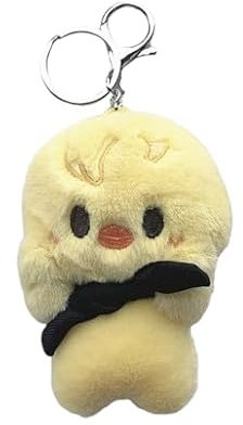 Stray-Kids Magnetischer Plüschdoll Schlüsselanhänger 10 cm 'ATE' SKZ-oo 'STAY' Niedlicher Anhänger Magnetschnalle Kühlschrank Aufkleber (Bbokari)