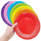 70 Stück DIY bunte Pappteller - 18 cm runde Partyteller in Regenbogenfarben, für Geburtstage, Grillabende Picknick DIY Malerei