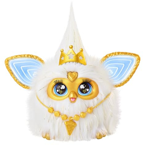 Hasbro Furby Gold Glam interaktives Plüschspielzeug