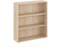 KOMTO Regal 80 cm breit Sonoma Eiche - Bücherregal mit 3 Ebenen und Höhenverstellbare Regale, Standregal, Aufbewahrungsregal | Bookshelf Lumo 80 x 90 x 24 cm (BxHxT)