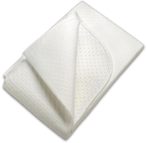 Noppen Matratzenschoner Lattenrostauflage, 100% Polyester, Weiß, Atmungsaktiv, mit Latexpunktbeschichtung (200 x 200 cm)