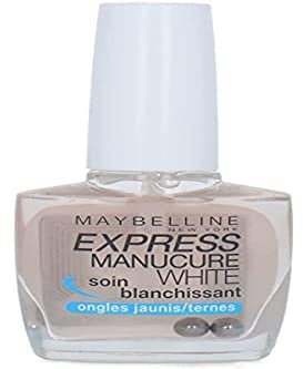 Maybelline New York - Express Manucure White - Soin Blanchissant pour Ongles Jaunes