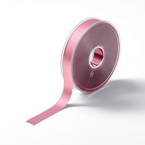 Prym Satin Ribbon 15 mm Rose, 100% Polyester, Pink