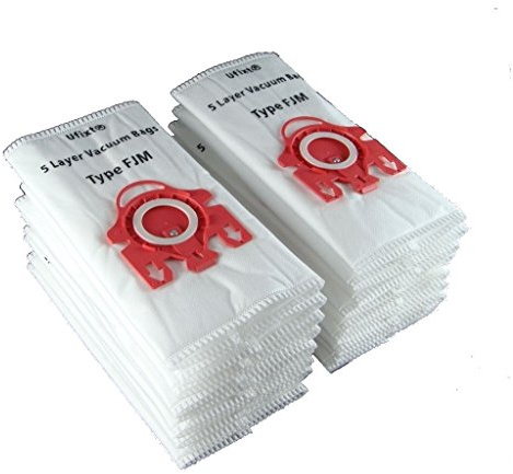 Ufixt® Pack Of 20 Miele S571, S6210, S6220, S6240, S6290, S711, S712 and S712-1 Vacuum Bags Type FJM + Filters *Free Delivery*